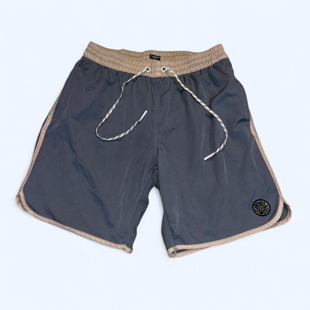 Cardiff Surf Co. baggy Y2K blue surf trunks size 32 waist